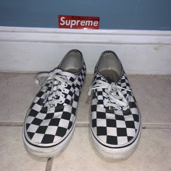 44 DX Anaheim Factory Black/Checkerboard VANS - Picture 3 of 6